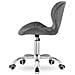 Sedia da lavoro regolabile in altezza, grigia - Foto miniatura 1