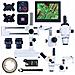 Mikroscopio Stereoscopico Trinoculare Moon Pro Msmp-t-sdms1-6745 Con Camera Hdmi 1080p - Zoom 6.7x-45x, Display 8"" E Illuminatore Led - Foto miniatura 1