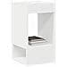 Tavolino 2 pcs Bianco 30 x 30 x 56 cm Legno multistrato - Foto miniatura 3