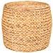 Tavolino Contenitore Delia In Giacinto D'acqua Naturale Ø43x34 Cm - Foto miniatura 1