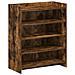 Mobile per scarpe Rovere Fumo 73,5 x 36 x 92 cm - Foto miniatura 1