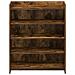 Mobile per scarpe Rovere Fumo 73,5 x 36 x 92 cm - Foto miniatura 3