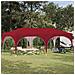 Tenda per feste a pop-up 575 x 288 x 245 cm Borgogna - Foto miniatura 2