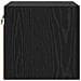 Mobile TV da parete 4 pcs Rovere Nero 30,5 x 30 x 30 cm - Foto miniatura 6