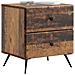 Armadio da Notte 2 pcs Legno antico 43 x 34,5 x 47,5 cm - Foto miniatura 2