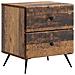 Armadio da Notte 2 pcs Legno antico 43 x 34,5 x 47,5 cm - Foto miniatura 3
