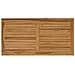 Piano del tavolo Rettangolare Legno di teak solido Naturale - Foto miniatura 1