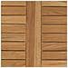 Piano del tavolo Rettangolare Legno di teak solido Naturale - Foto miniatura 7