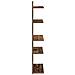 Mensola a muro flottante Legno antico 48,5 x 15 x 101 cm - Foto miniatura 5