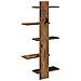 Mensola a muro flottante Legno antico 48,5 x 15 x 101 cm - Foto miniatura 6