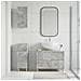 Set di armadietti da bagno in 3 pezzi ARNHEM Grigio Cemento - Foto miniatura 9