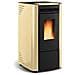 Stufa a Pellet Ketty Rivestimento in Acciaio Verniciato Potenza Termica 6.3 kW 180 m3 Riscaldabili - Foto miniatura 5