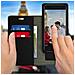Custodia Smartphone 5,31 E 5,8 Pollici Portafoglio Cover Scorrevole - Nero - Foto miniatura 2