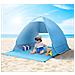 Tenda Da Spiaggia Automontante Istantanea - Protezione Solare Upf 50+ Dai Raggi Uv - Include Custodia Per Il Trasporto E Picchetti - Foto miniatura 2