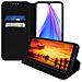 Custodia Xiaomi Redmi Note 8t Portacarte Funzione Supporto Similpelle Nero - Foto miniatura 2