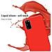 Custodia Compatibile Con Samsung Galaxy S20 6.2 In Liquid Rosso - Coperchio Protettivo In Silicone Tpu Flessibile - Foto miniatura 3