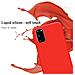 Custodia Compatibile Con Samsung Galaxy S20 6.2 In Liquid Rosso - Coperchio Protettivo In Silicone Tpu Flessibile - Foto miniatura 5