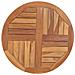 Piano Tavolo in Legno Massello di Teak Rotondo 2,5 cm 70 cm - Foto miniatura 3