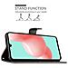 Custodia Compatibile Con Samsung Galaxy A41 In Grigio Fiore - Coperchio Protettivo In Design Floreale Con Chiusura Magnetica, Funzione Stand E Slot Per Carte - Foto miniatura 3