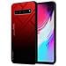 Custodia Compatibile Con Samsung Galaxy S10 5g In Rosso - Nero - Coperchio Protettivo Bicolore In Vetro Temperato E Silicone Tpu - Foto miniatura 1