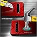 Custodia Compatibile Con Samsung Galaxy S10 5g In Rosso - Nero - Coperchio Protettivo Bicolore In Vetro Temperato E Silicone Tpu - Foto miniatura 3