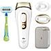 Epilatore a Luce Pulsata Silk Expert Pro 5 PL5154 con Testina di Precisione / Rasoio Gillette Venus Colore Bianco / Oro - Foto miniatura 2