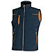 Upower Universe Gilet Smanicato Da Lavoro Impermeabile Antivento Traspirante Colore Deep Blue Tg. 3xl - Foto miniatura 1
