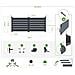 Pack Cancello Battente Vogel 300b120 + Cancello Vogel 100p120 Grigio - Foto miniatura 5