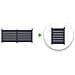 Pack Cancello Battente Vogel 300b120 + Cancello Vogel 100p120 Grigio - Foto miniatura 1
