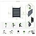 Pack Cancello Battente Vogel 300b120 + Cancello Vogel 100p120 Grigio - Foto miniatura 7