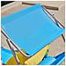 2 X Lettino Prendisole Pieghevole Cuscino E Tettuccio Regolabile 4 Angoli Di Reclinazione Con Organizer Blu, Ogs48-bx2 - Foto miniatura 4