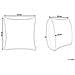 Set Di 2 Cuscini Marula Cotone 45 X 45 Cm Bianco Trama Animale - Foto miniatura 2