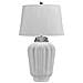 Lampada Da Scrivania Contemporanea Bexley Porcellana Bianco Nichel 1 Luce E27 - Foto miniatura 1