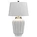 Lampada Da Scrivania Contemporanea Bexley Porcellana Bianco Nichel 1 Luce E27 - Foto miniatura 4