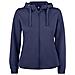 Basic Active Hoody Full Zip Lady Blu Scuro Xs - Foto miniatura 1