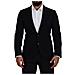 Blazer Da Giacca Slim Fit Con Corona Di Lana Nera - It46 - S - Foto miniatura 1
