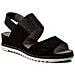 Sandali Donna In Pelle Nera Con Plateau 36 - Foto miniatura 2