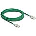 Cavo di rete RJ45 Cat. 6A maschio-maschio con chiusura curva U /FTP Slim da 5 m verde - Foto miniatura 1