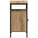Mobile Lavabo Bagno Rovere Artigianale 60x30x60cm Truciolato - Foto miniatura 5