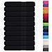 Asciugamani Per Sauna 10pz Neri 80x200cm 360g/m 100% Cotone - Foto miniatura 2