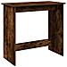 Scrivania Rovere Fumo 80x40x75 Cm In Legno Multistrato - Foto miniatura 2