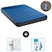 Set Materassino Gonfiabile - 203x152x22 Cm - Blu - Include Accessori Coordinati Cb16 - Foto miniatura 1