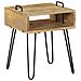 Lusso Casadino -  Comodino In Legno Massello Di Mango 40x34x47 Cm - Foto miniatura 2