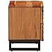 Lusso Casadino -  Comodini 2pz 40x34x46 Cm In Legno Massello Di Acacia - Foto miniatura 5