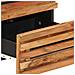 Lusso Casadino -  Comodini 2pz 40x34x46 Cm In Legno Massello Di Acacia - Foto miniatura 8