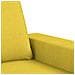 Divano A 2 Posti Giallo Chiaro 140 Cm In Tessuto - Foto miniatura 5