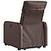 Poltrona Alzapersona Reclinabile Marrone in Similpelle - Foto miniatura 4