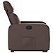 Poltrona Alzapersona Reclinabile Marrone in Similpelle - Foto miniatura 9