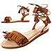 Sandalo Basso Xena Marrone. - Foto miniatura 1