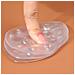 2 Cuscinetti Invisibili Antisfregamento Per Avampiede Per Tacchi Alti - Solette Massaggianti Auto-adesive In Gel Ad Assorbimento Degli Urti Transparent - Foto miniatura 5